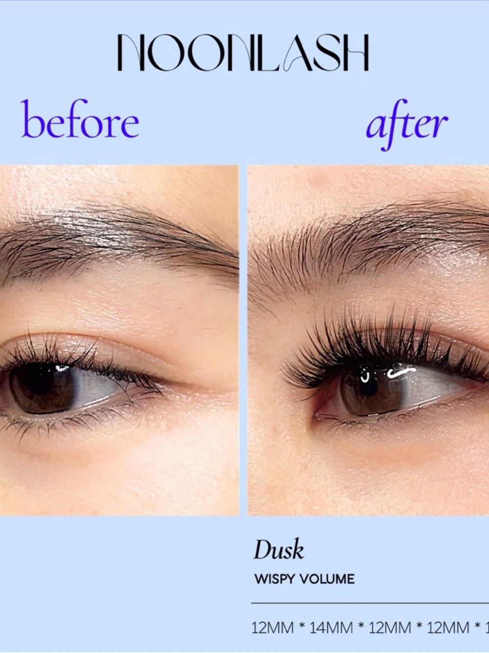 NoonLash Dusk Lash Clusters 3-Length Kit | Wispy Volume | New in Box - Picture 6 of 10